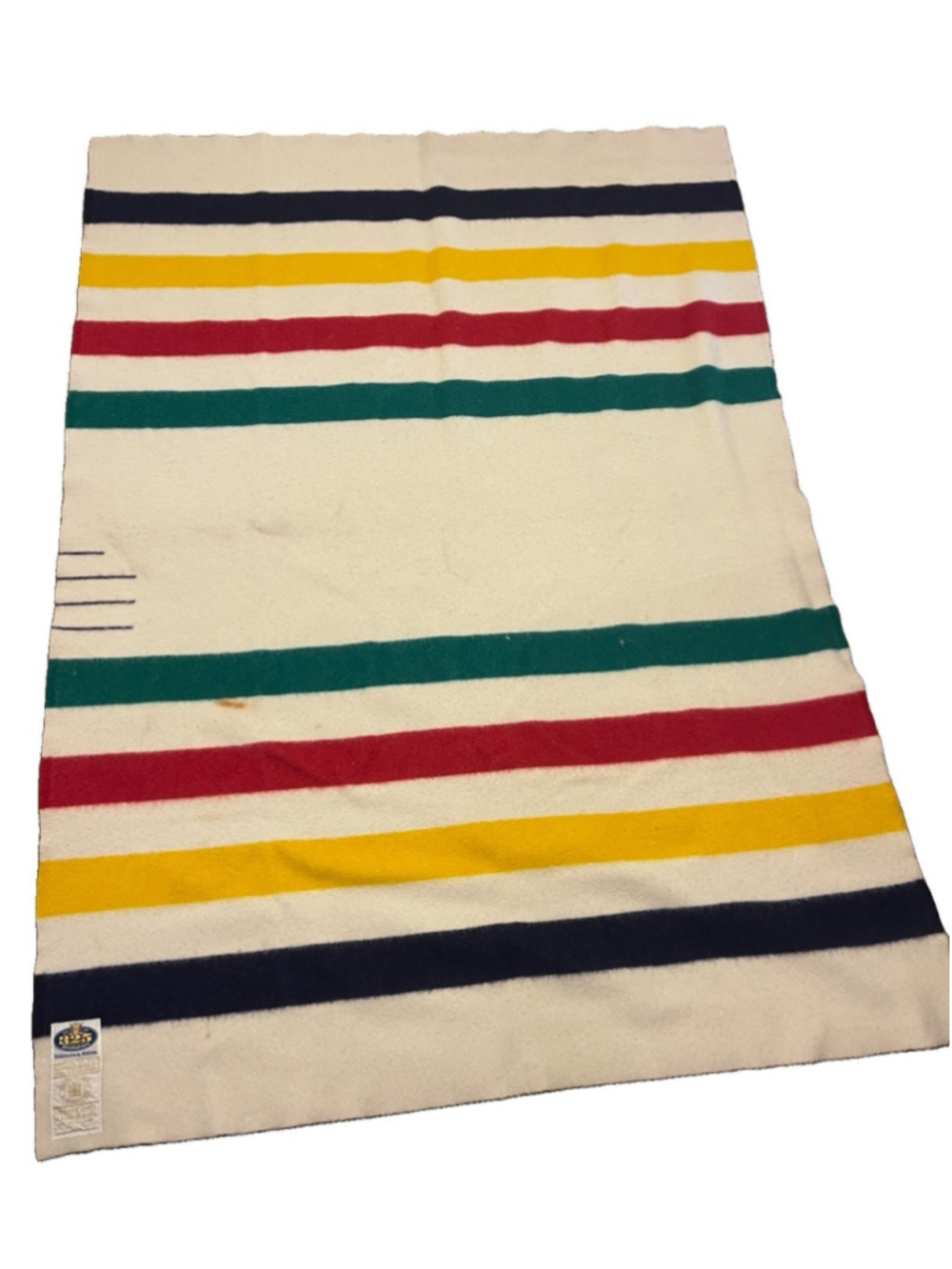 Hudson’s Bay Multistripe 4 Point Wool Blanket 325th Anniversary Edition Rare! - Picture 2 of 5